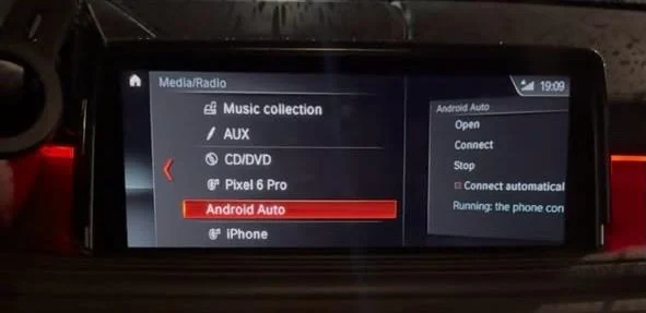 Wireless Android Auto on BMW NBT EVO