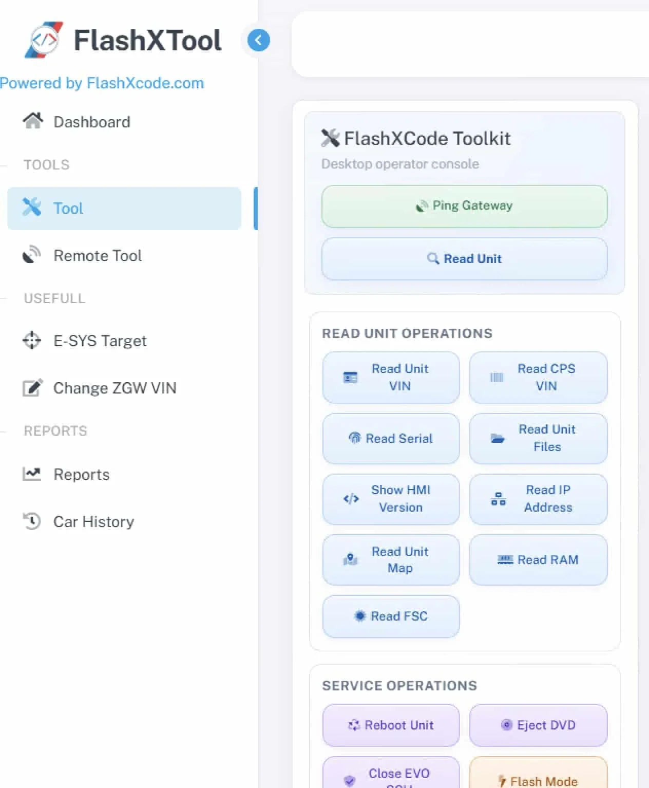 FlashXTool Web License