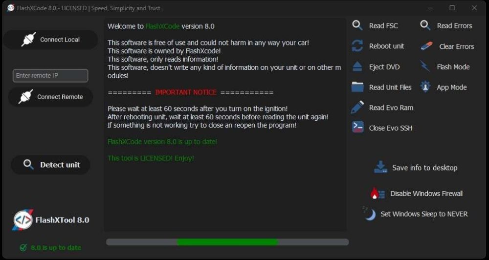 FlashXTool License